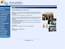 Tablet Screenshot of perthesheim.de